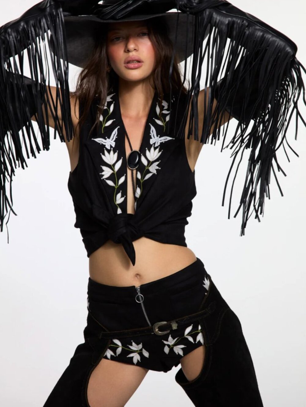 NWT For Love & Lemons Women's Black Shorts - Sold out
